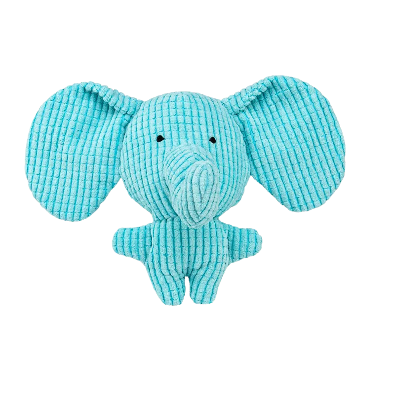 Blue Elephant Bite Resistant Dog Chew Toy
