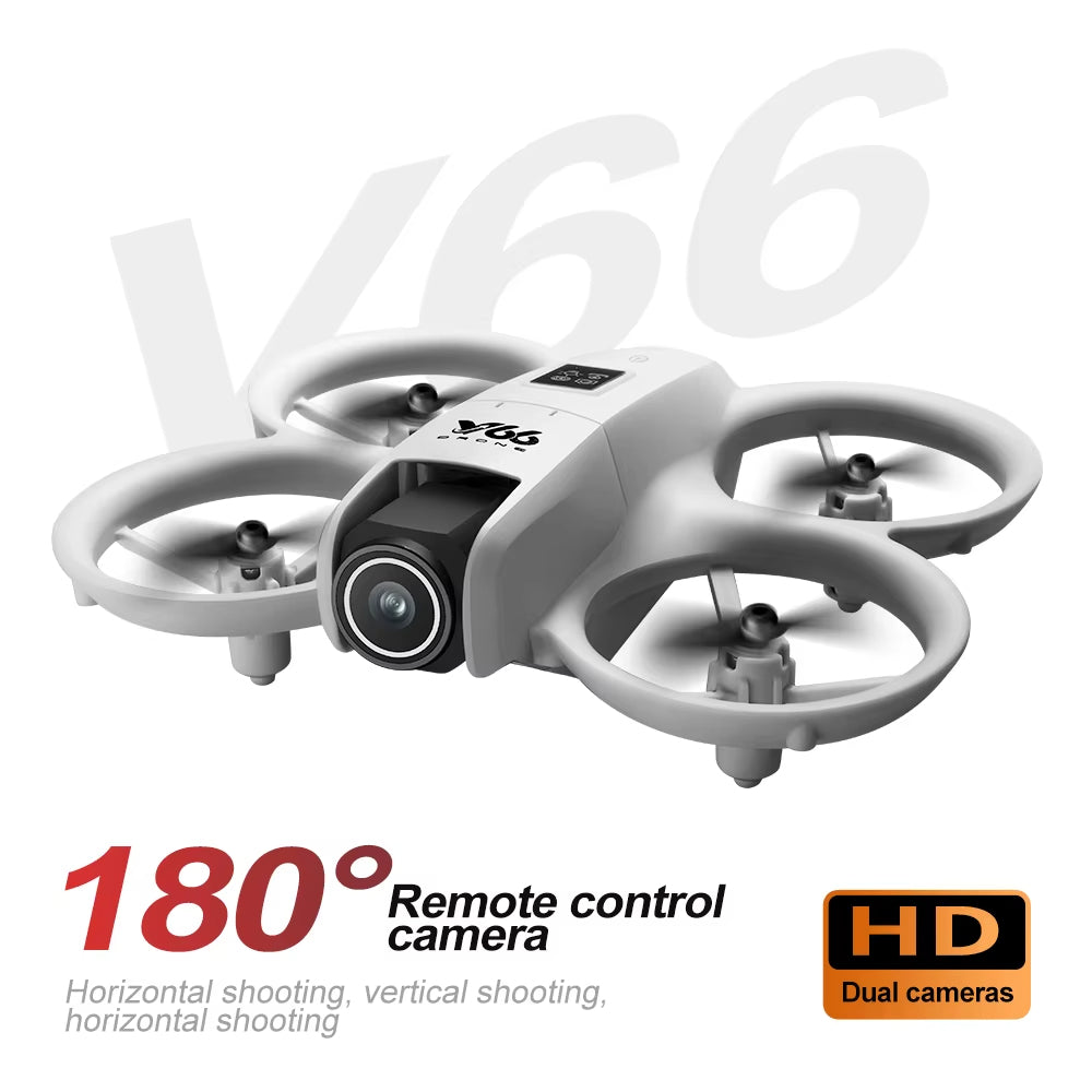 V66 Mini Quadcopter Drone 6K/8K UHD Optional VR Goggles