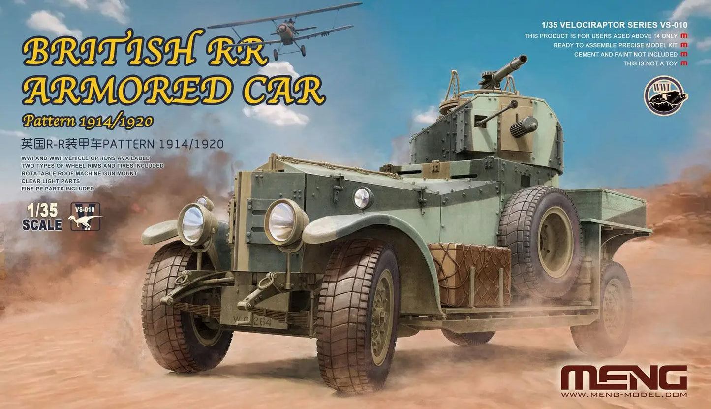 MENG | VS-010 British RR Armored Car Pattern 1914/1920 1:35 Model Kit