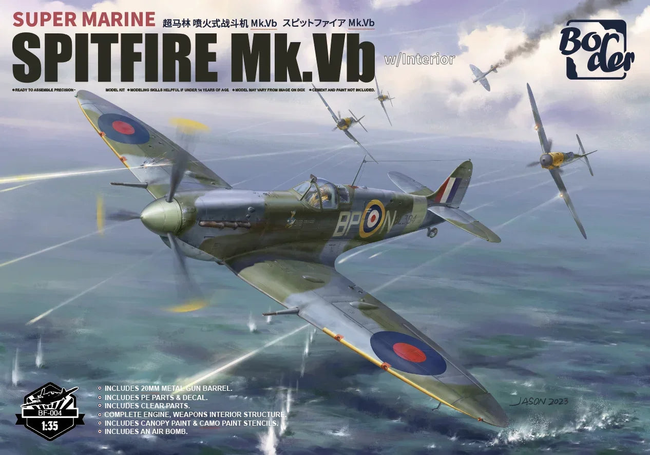 Border | BF-004 Supermarine Spitfire Mk.Vb 1:35 Model Kit
