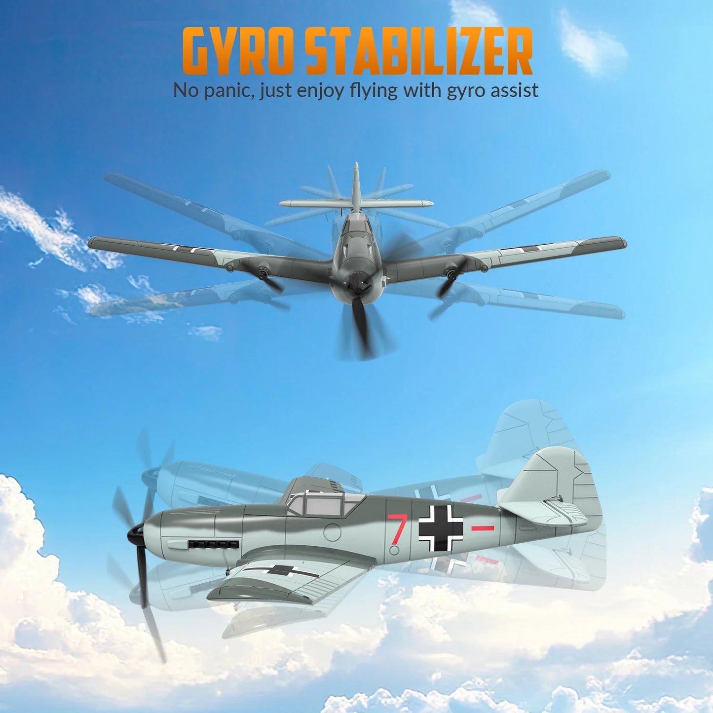 Volantex BF109 RC Plane 2.4GHz 3CH RTF