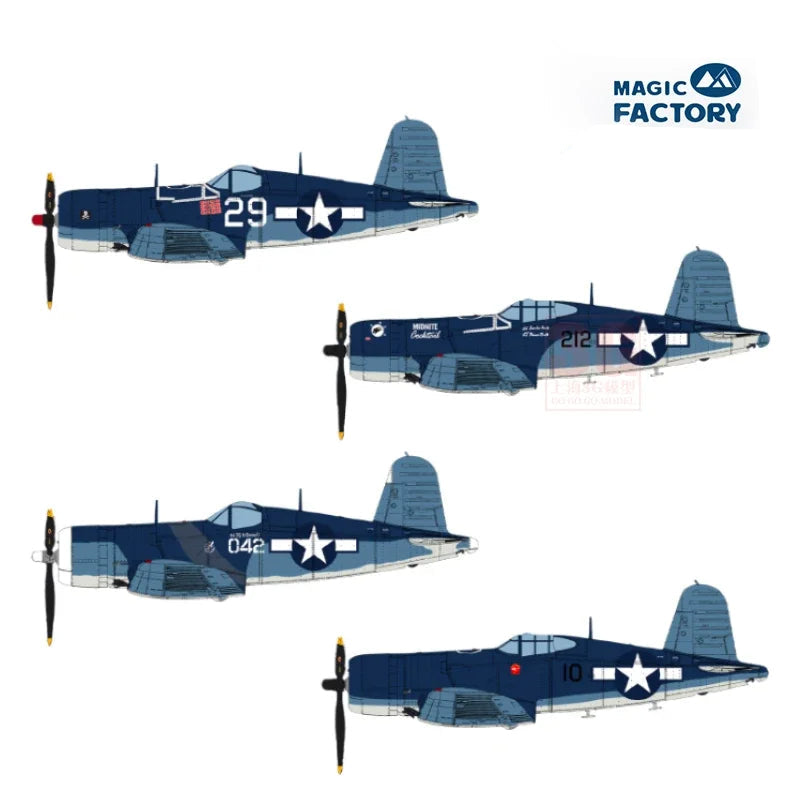 Magic Factory | 5001 F4U-1A/2 Corsair Dual Combo Limited Edition 1:48 Model Kit