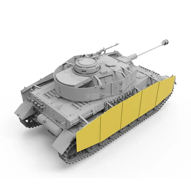Border | BT-025 Pz.Kpfw. IV Ausf. J Early/Mid & Railway Flatbed Ommr Limited Edition 1:35 Model Kit