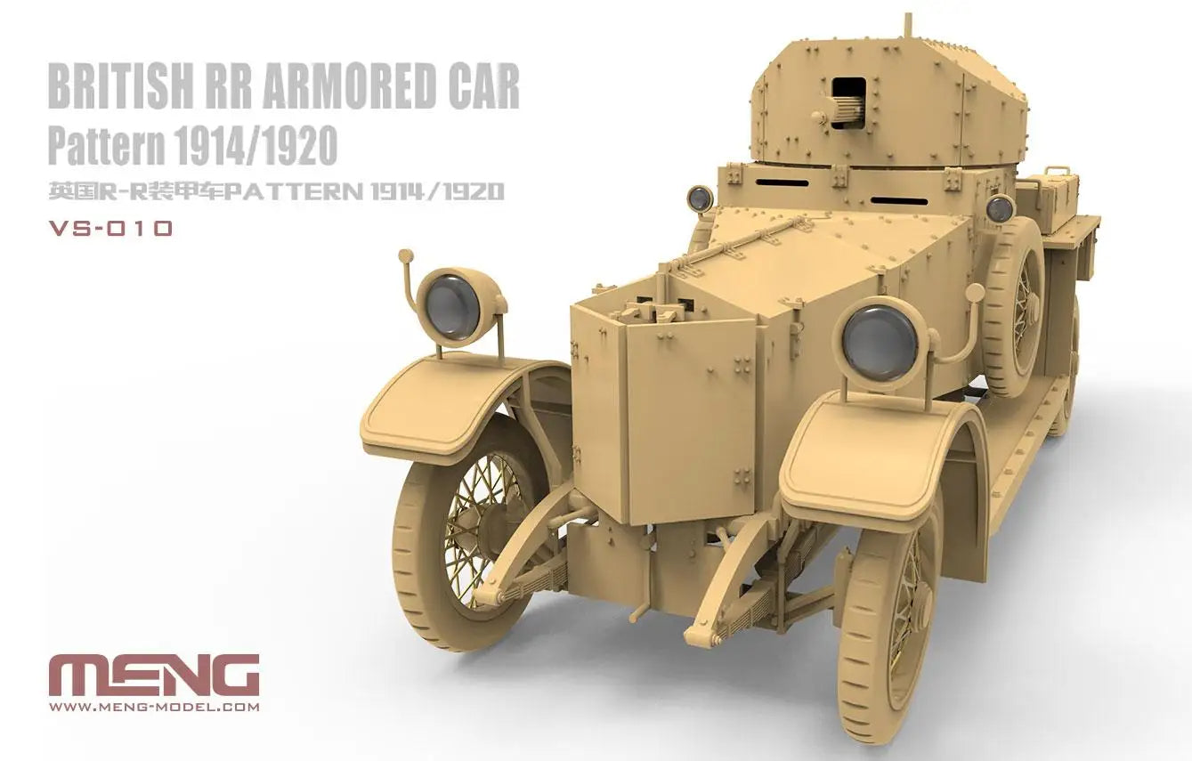 MENG | VS-010 British RR Armored Car Pattern 1914/1920 1:35 Model Kit