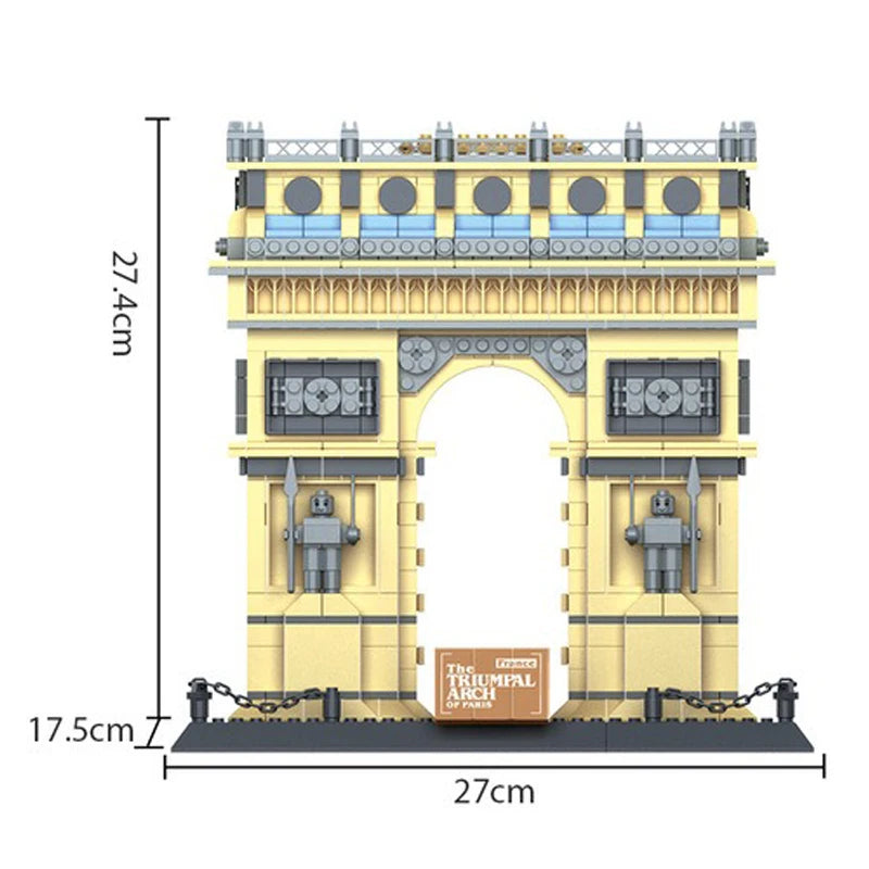 VentureCraft 8021 | Arc de Triomphe "The Triumphal Arch" Building Block Set