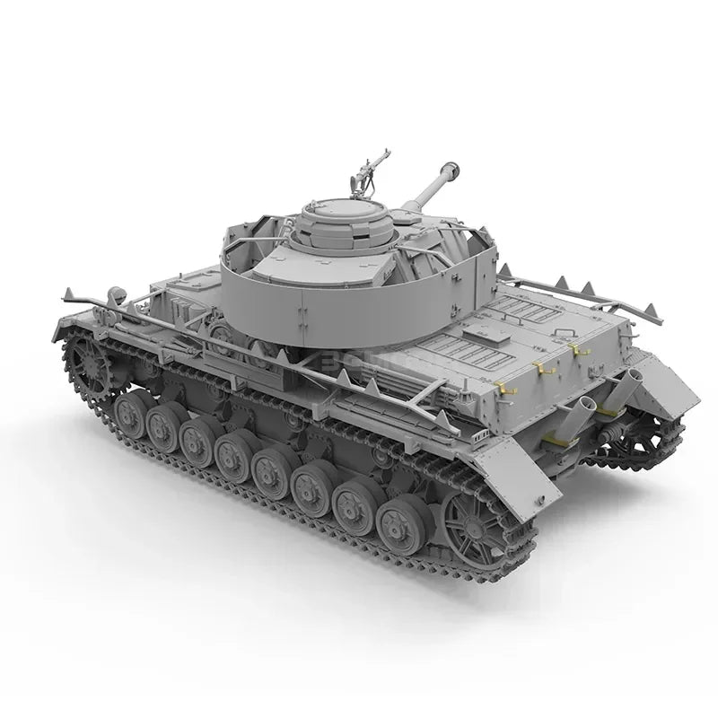 Border | BT-025 Pz.Kpfw. IV Ausf. J Early/Mid & Railway Flatbed Ommr Limited Edition 1:35 Model Kit