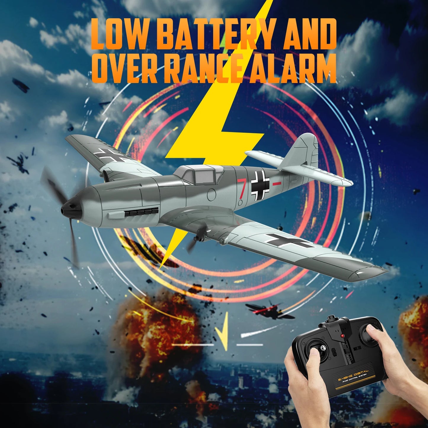 Volantex BF109 RC Plane 2.4GHz 3CH RTF