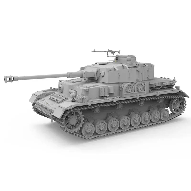Border | BT-025 Pz.Kpfw. IV Ausf. J Early/Mid & Railway Flatbed Ommr Limited Edition 1:35 Model Kit
