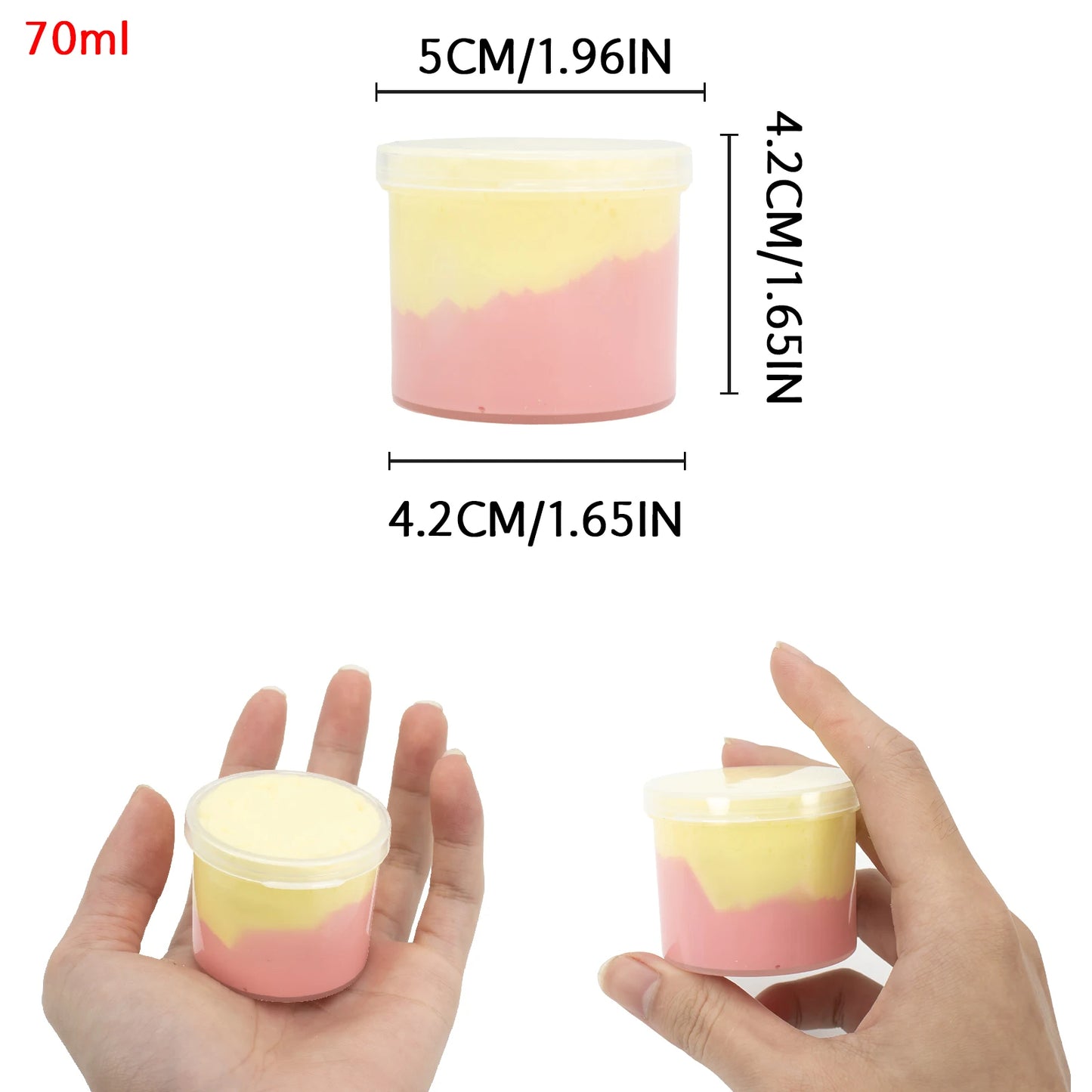 Crazjoy 70ml Butter Fluffy Fruit Scented Sime Kit