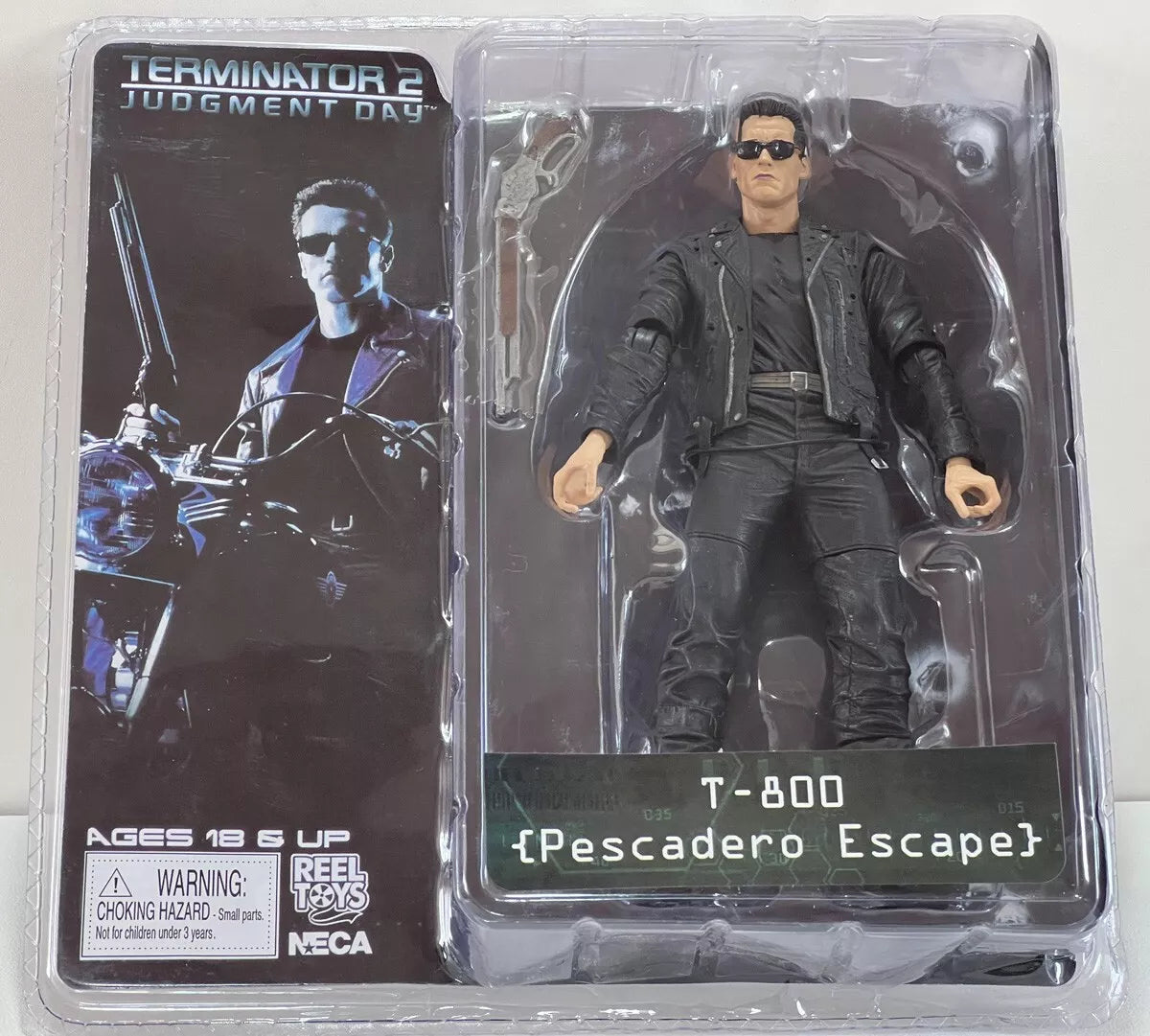 NECA Terminator 2: Judgment Day T-800 Pescadero Escape Action Figure 7''