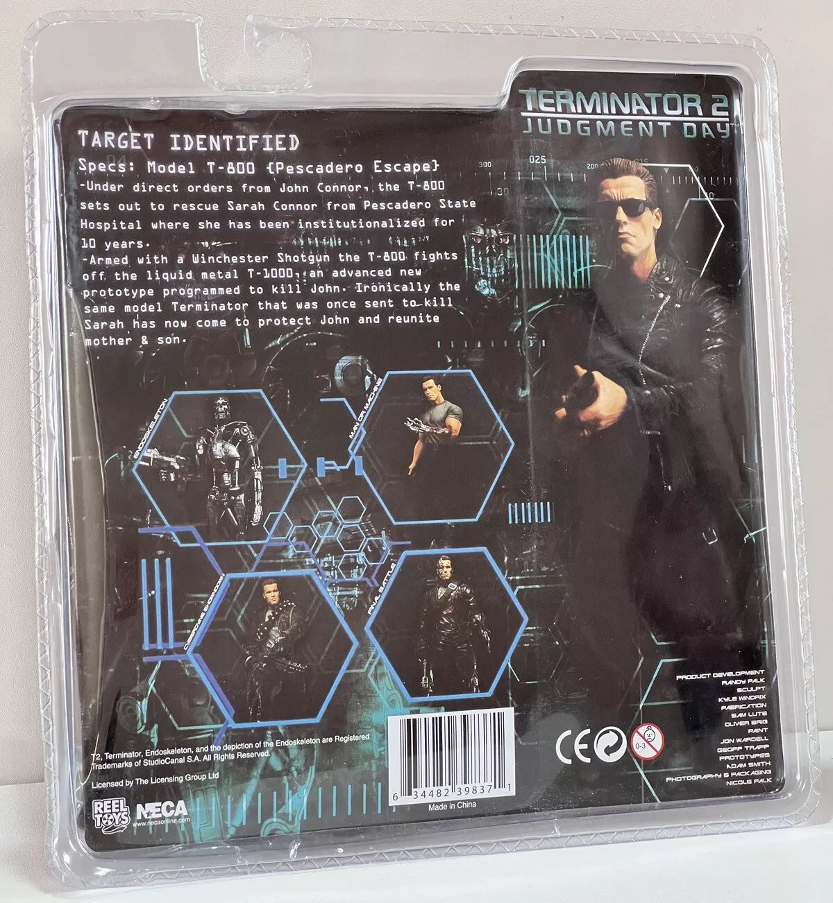 NECA Terminator 2: Judgment Day T-800 Pescadero Escape Action Figure 7''