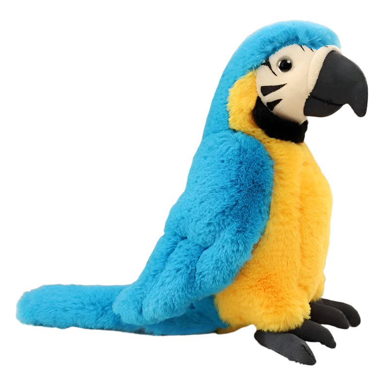 PlushBuddies 25cm Lifelike Macaw Parrot Plush Toy