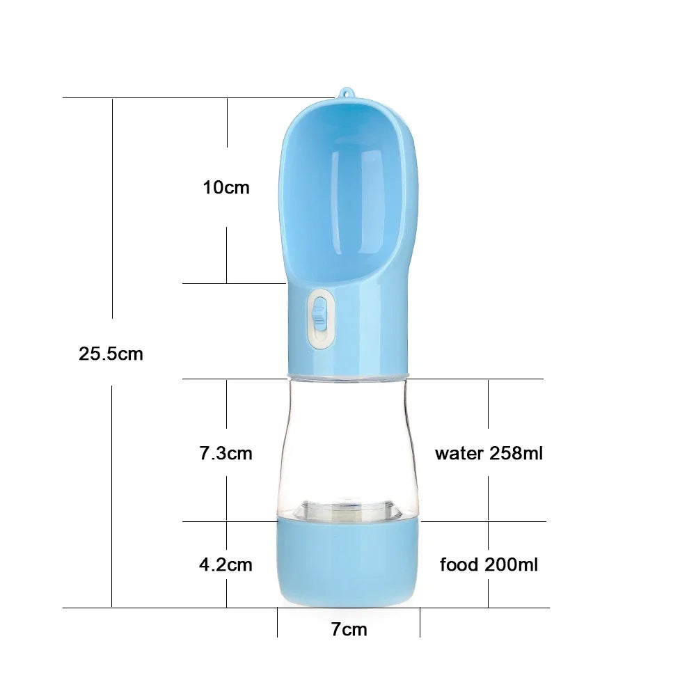 Portable Dog Water Bottle Food and Water Container