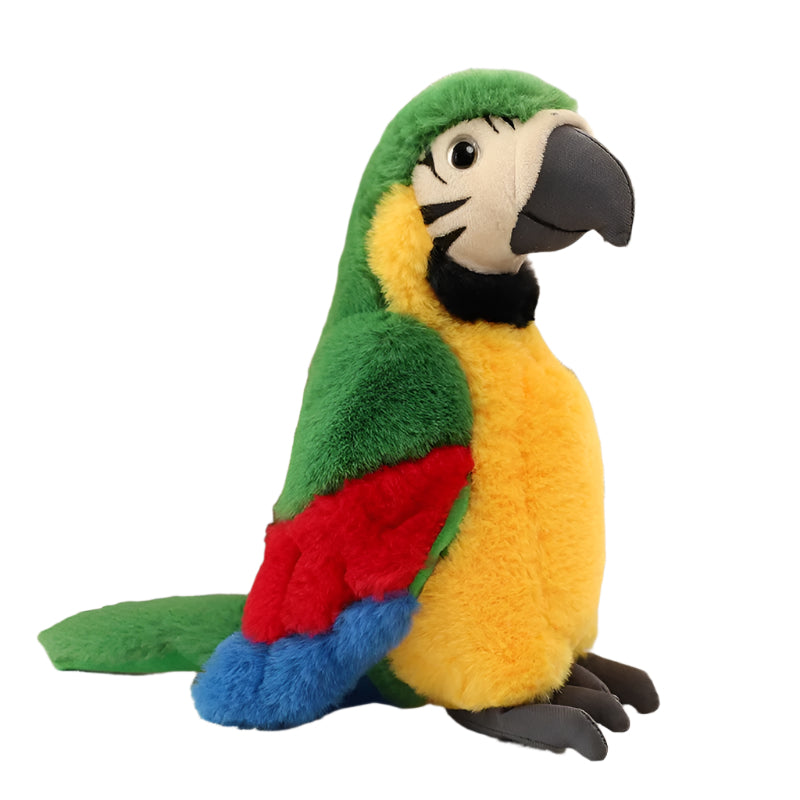PlushBuddies 25cm Lifelike Macaw Parrot Plush Toy