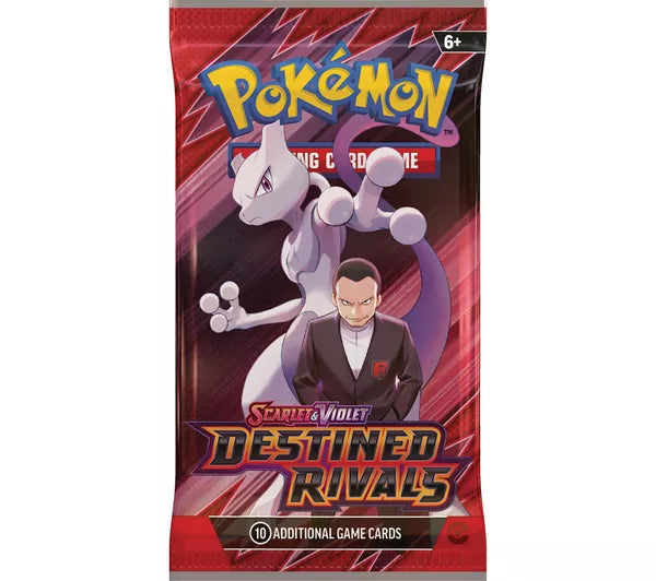 POKEMON TCG Scarlet & Violet Destined Rivals Booster Pack mewtwo