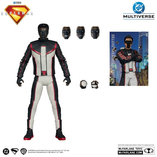 DC Multiverse Mr. Terrific (Superman Movie) Deluxe Theatrical Edition (Red Platinum Edition) 7" Inch Scale Action Figure
