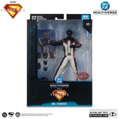 DC Multiverse Mr. Terrific (Superman Movie) Deluxe Theatrical Edition (Red Platinum Edition) 7" Inch Scale Action Figure