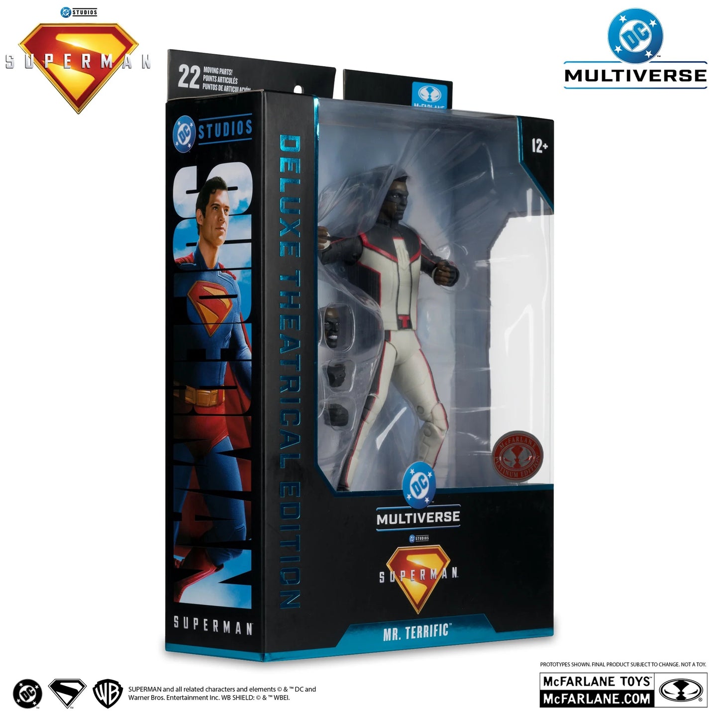 DC Multiverse Mr. Terrific (Superman Movie) Deluxe Theatrical Edition (Red Platinum Edition) 7" Inch Scale Action Figure
