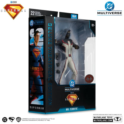 DC Multiverse Mr. Terrific (Superman Movie) Deluxe Theatrical Edition (Red Platinum Edition) 7" Inch Scale Action Figure