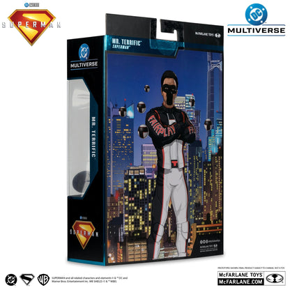 DC Multiverse Mr. Terrific (Superman Movie) Deluxe Theatrical Edition (Red Platinum Edition) 7" Inch Scale Action Figure
