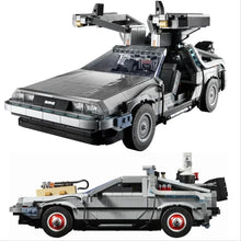 Back to the future time machine interlocking blocks