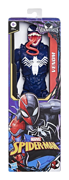 Spiderman vs Venom - Venom 12 Inch (30cm) Figure Marvel Spider-Man Venom action figure in packaging with Spider-Man logo