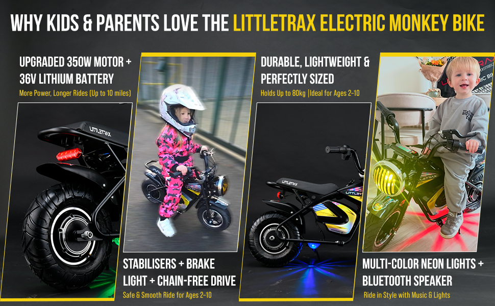 Littletrax 350W Kids Electric Bike