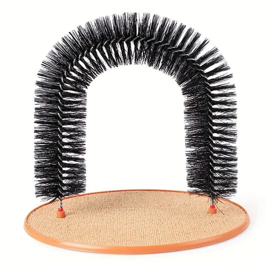 Cat Scratching Pad Self Grooming Stress Relief Arch