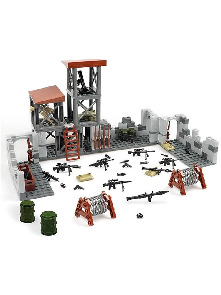 Army Frontier Barracks Building Block Set