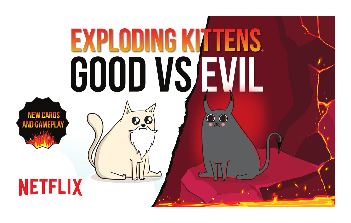 Exploding Kittens: Good vs Evil Strategy Board Game