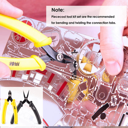 Piececool | 2Pcs Assembling Clipper & Needle Nose Pliers for 3D Model Craft Kits