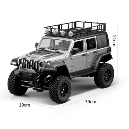 Model of an offroad truck with roof rack on a white background