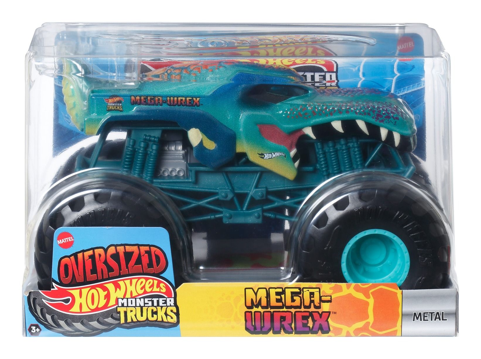 Hot Wheels Mega Wrex toy truck in packaging