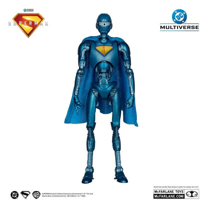 Superman (2025) DC Multiverse Deluxe Action Figure Superman Robot (Red Platinum Edition) 18cm