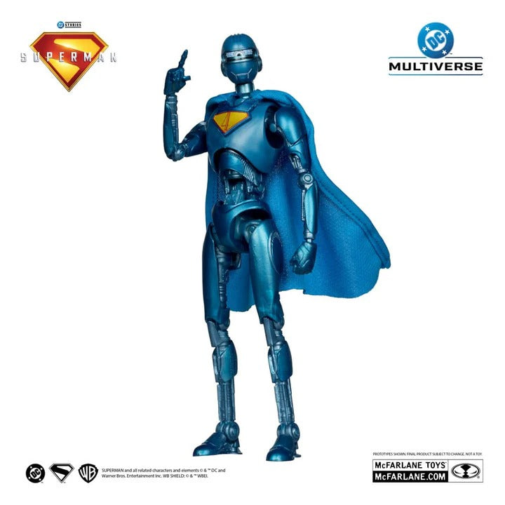 Superman (2025) DC Multiverse Deluxe Action Figure Superman Robot (Red Platinum Edition) 18cm