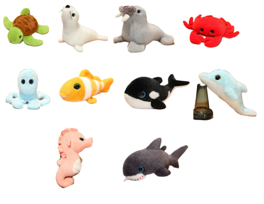 Sea Critters Plush Toy Collection