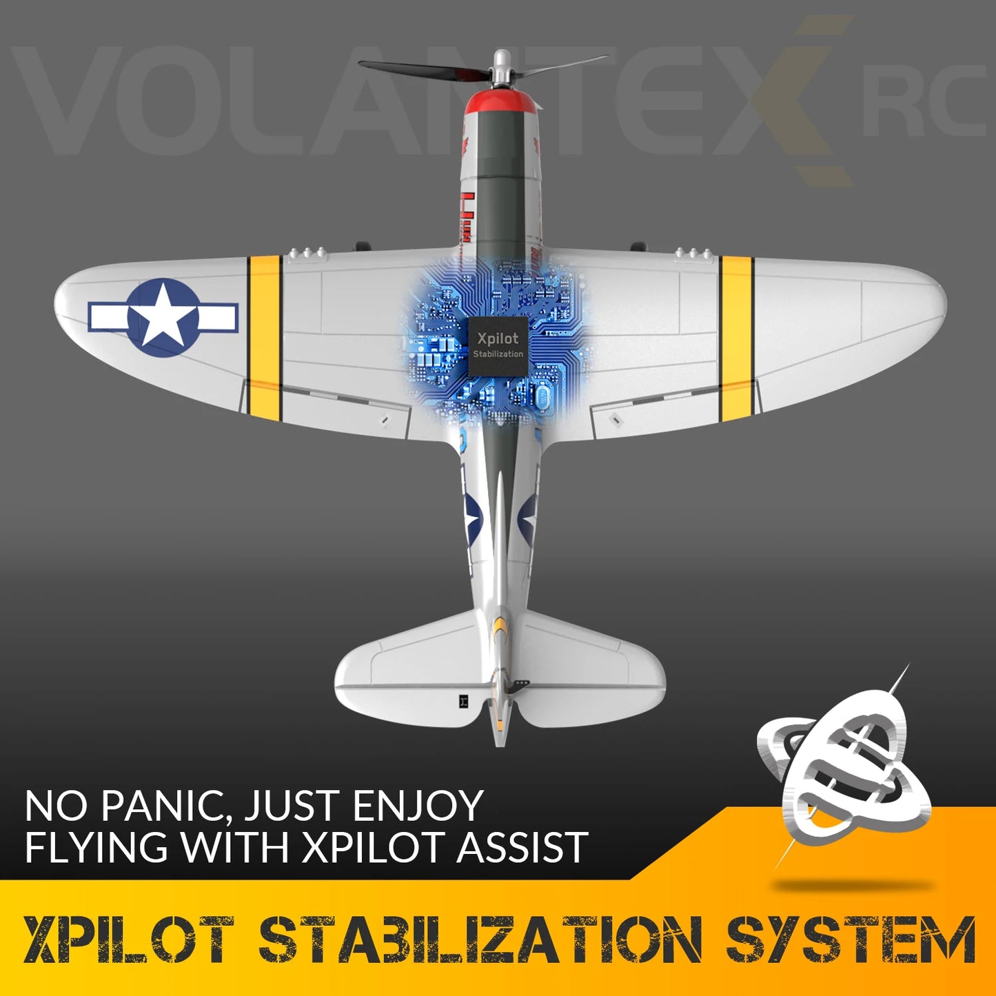 Volantex P47 Thunderbolt "Hun Hunter XVI" 2.4GHz 4 Channel RTF RC Plane