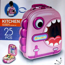 KITCHEN Convertible Backpack Kitchen Playset 25 Pcs