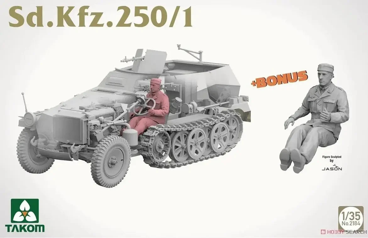 TAKOM | 2184  Sd.Kfz.250/1 1/35 Scale Model Kit