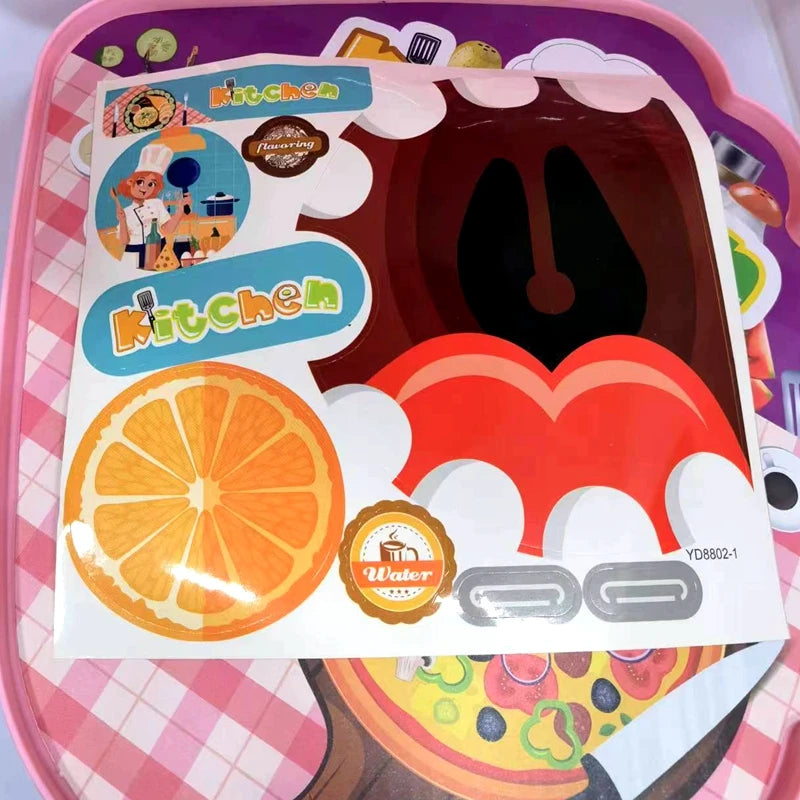 KITCHEN Convertible Backpack Kitchen Playset 25 Pcs