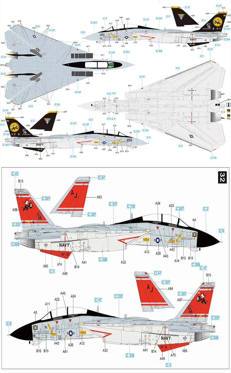 GWH | Lion Roar S7203 VF-31 Sunset F-14D Limited Edition