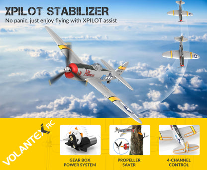 Volantex P47 Thunderbolt "Hun Hunter XVI" 2.4GHz 4 Channel RTF RC Plane