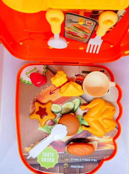 HAMBURG Convertible Backpack Kitchen Playset 25 Pcs