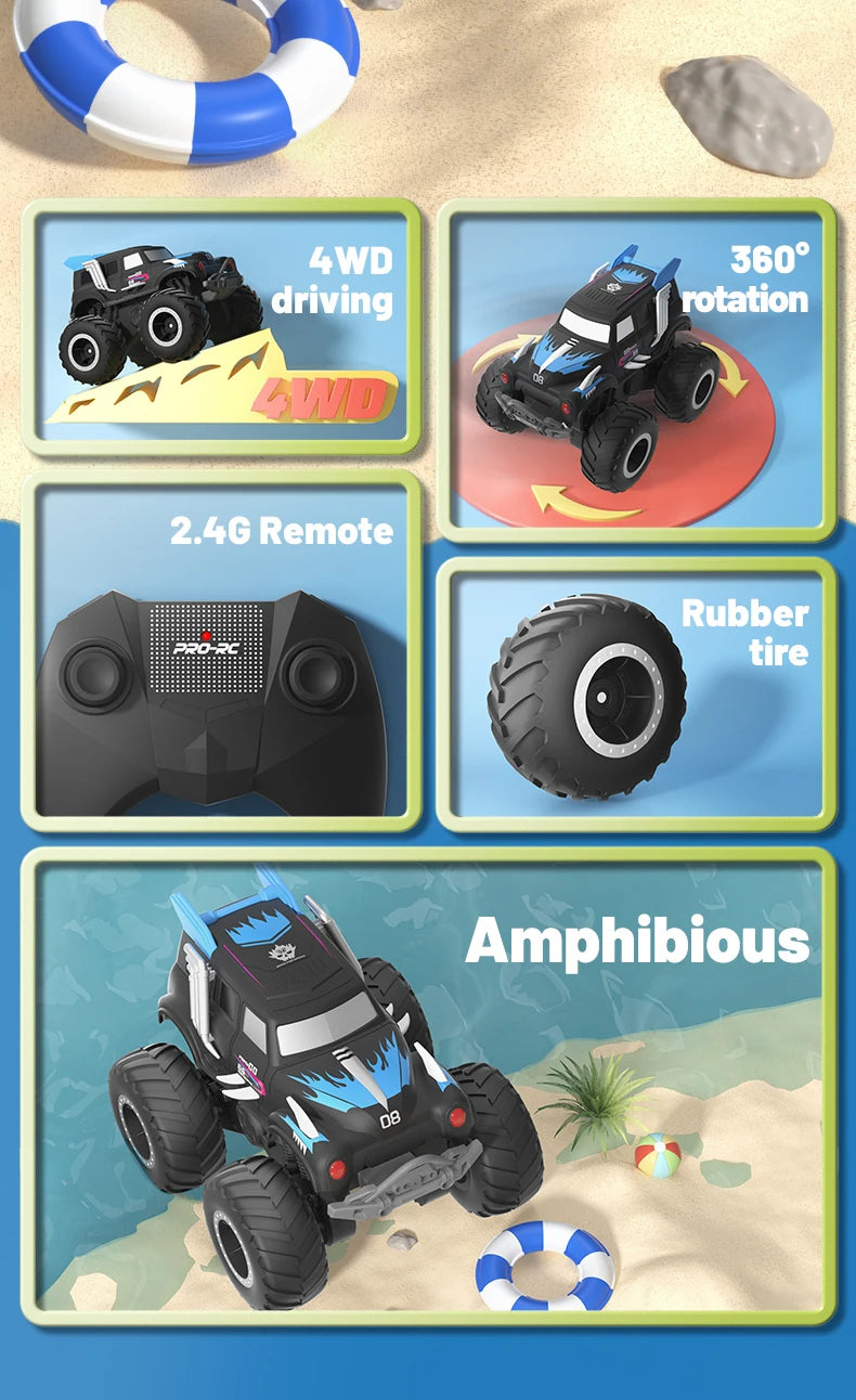 JJRC Amphibious Monster Car