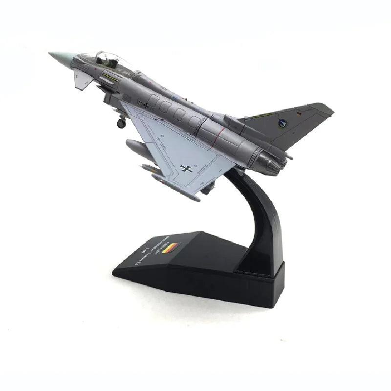 1/100 Scale Diecast European Typhoon Ef2000 Fighter Plane