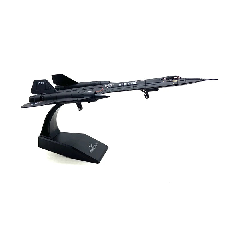 1/144 Scale US Air Force SR-71 Blackbird Reconnaissance Diecast Aircraft
