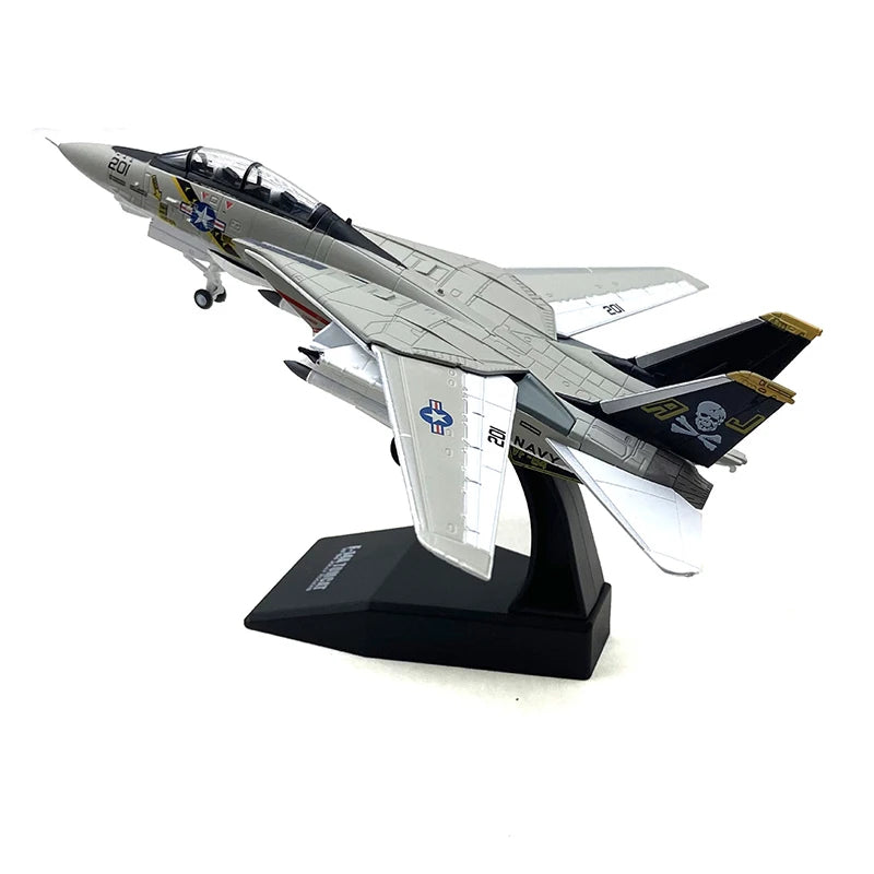 1:100 Scale F-14 Super Flanker Jet Diecast Display Model