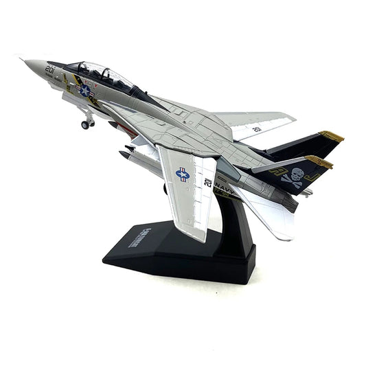 1:100 Scale F-14 Super Flanker Jet Diecast Display Model