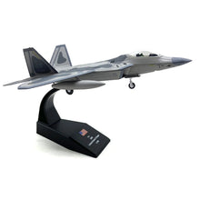 1:100 Scale USAF F-22 Fighter Jet Diecast Alloy Display Model