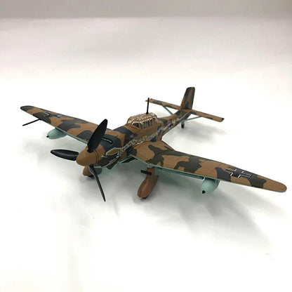 1:72 Scale JU-87 Junkers Military Fighter Plane Diecast Display Model